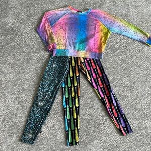 Terez bundle- 2 pairs of leggings and top